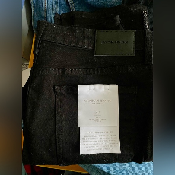 NWT Johnathan Simkhai Rae Skinny Jean in Diamante Size 32 - Picture 5 of 5
